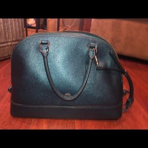 Blueish Green Coach Purse